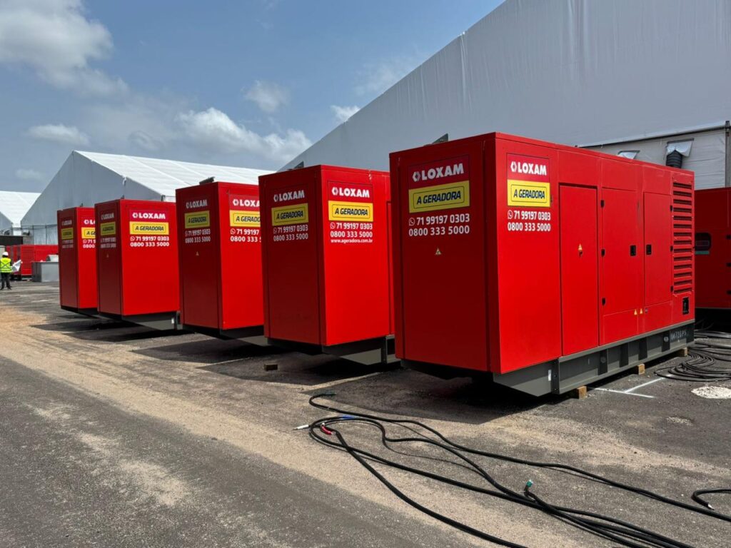 Geradores de energia da Loxam - A Geradora